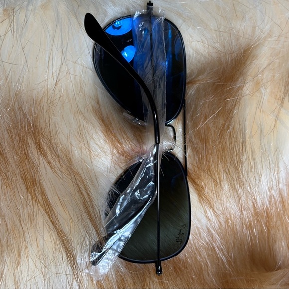 Ray Ban RB3025 Aviator Classic Sunglasses Black OS - Picture 7 of 11